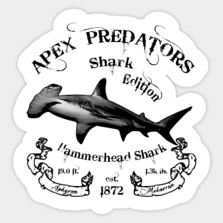 Apex Predators - Shark Edition - Hammerhead Shark Sticker